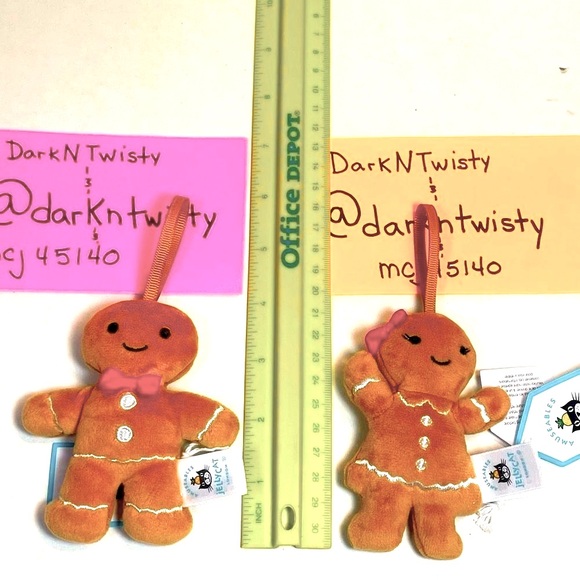 BNWT JELLYCAT FESTIVE FOLLY GINGERBREAD FRED (only) - Picture 7 of 8